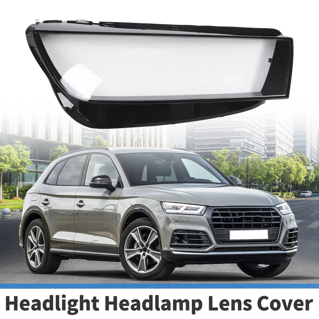Headlight Lens Cover Front Right Replacement for Audi Q5 (2018–2020)