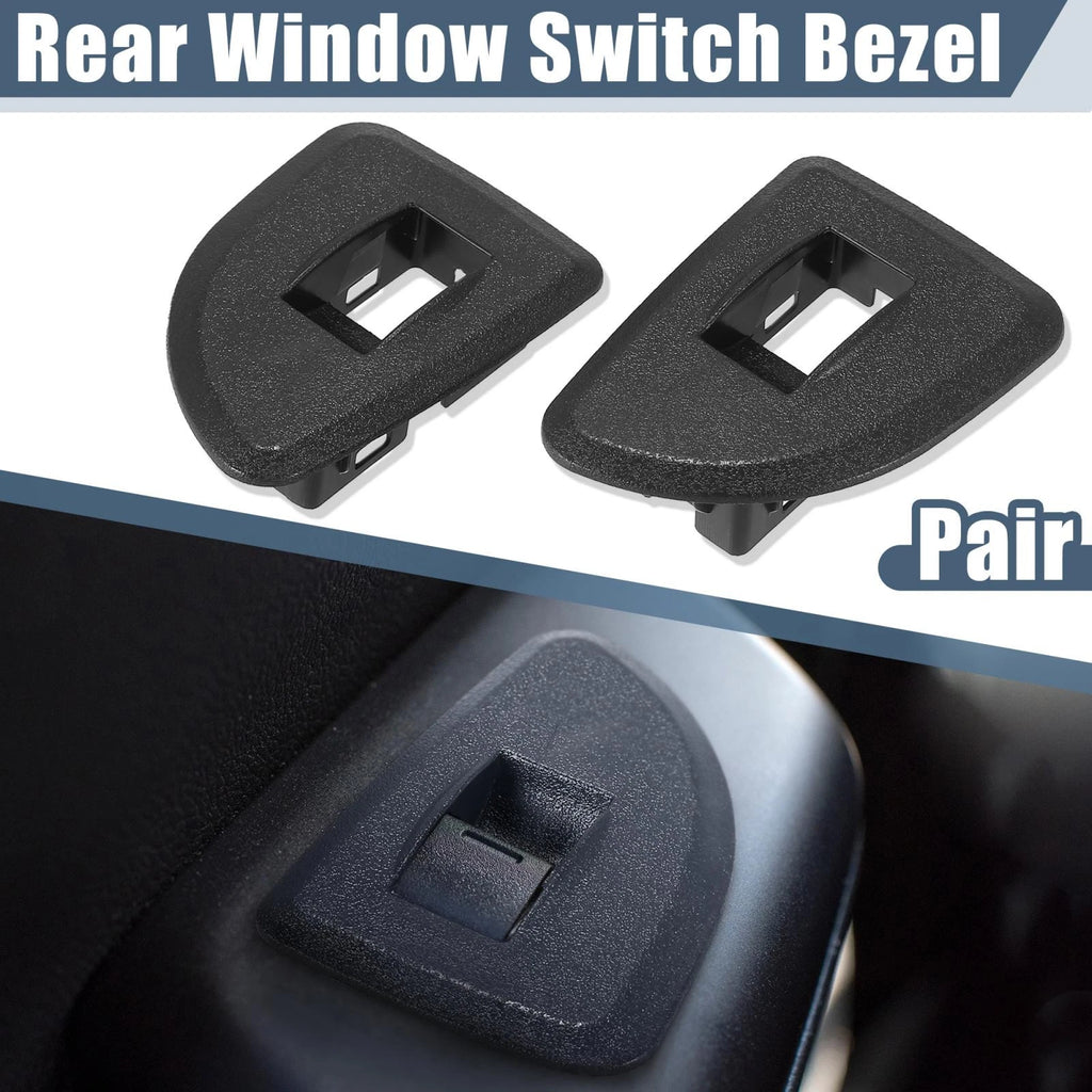 Pair Rear Window Switch Bezel for Chevrolet Silverado, GMC Sierra (2009–2013)