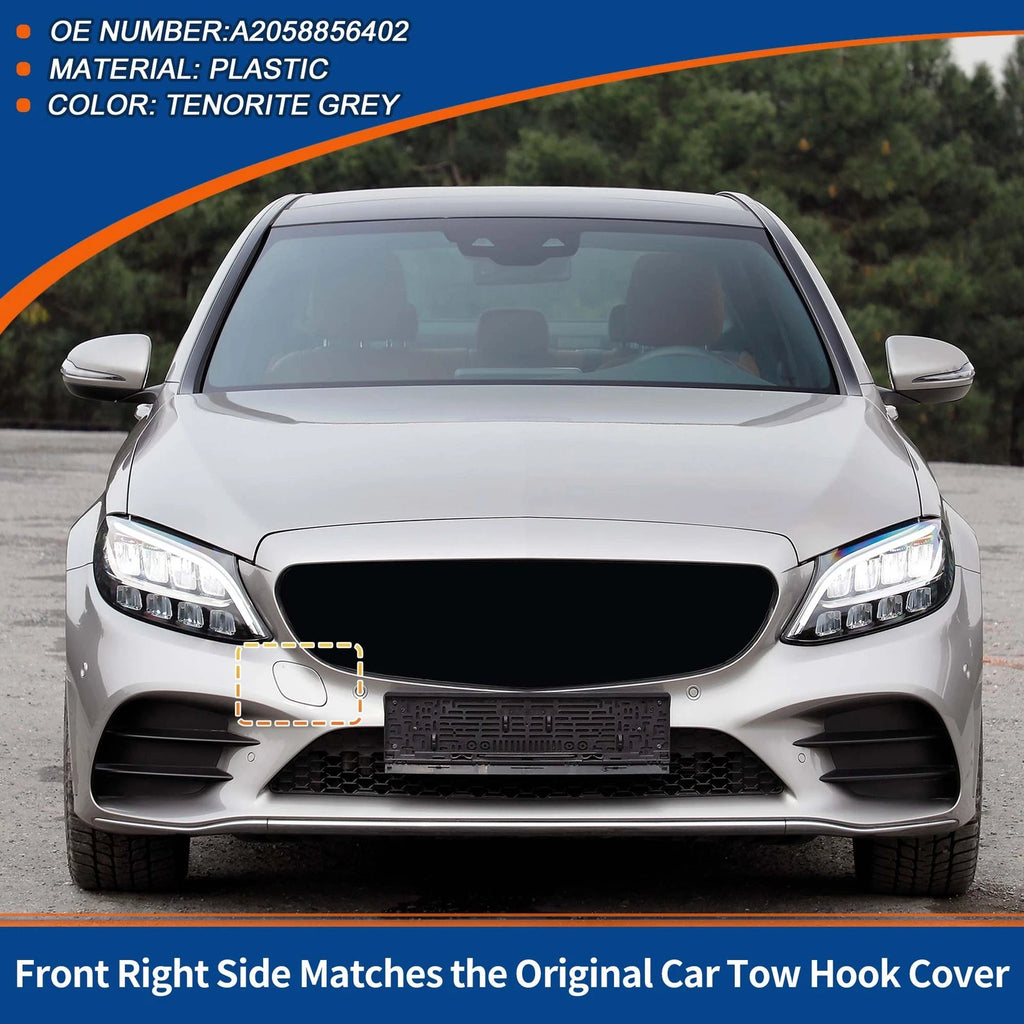 Front Tow Hook Cover Replacement for Mercedes-Benz A-Class W177 (2018–2022)
