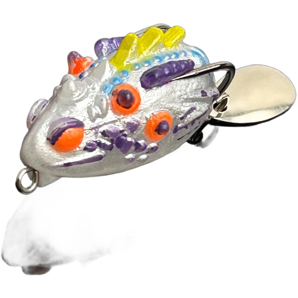 Swimbait Frog Lure for Universal Use (3D Eyes, Compact, Lightweight)