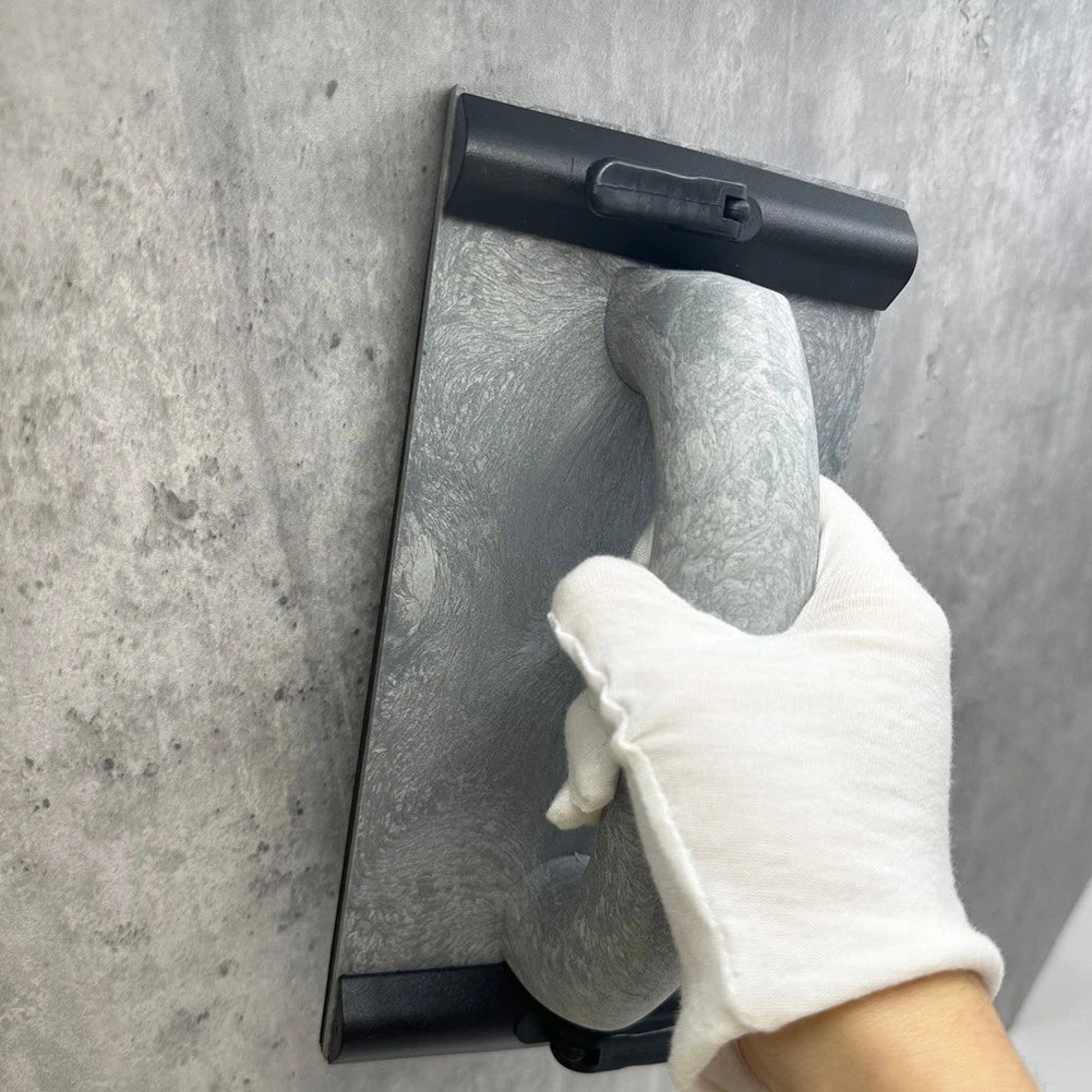Wall Sanding Tool Set of 2 Dual Sizes 23x11.5cm 18.6x9.55cm Gray Black