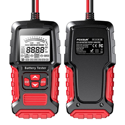 Internal Resistance Tester for Motorcycle and Car Batteries with LCD Display