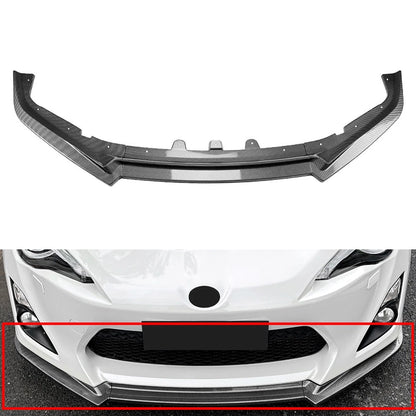 Front Bumper Splitter Spoiler Lip for Toyota 86 GT/FT86, Scion FR-S (2012–2020)