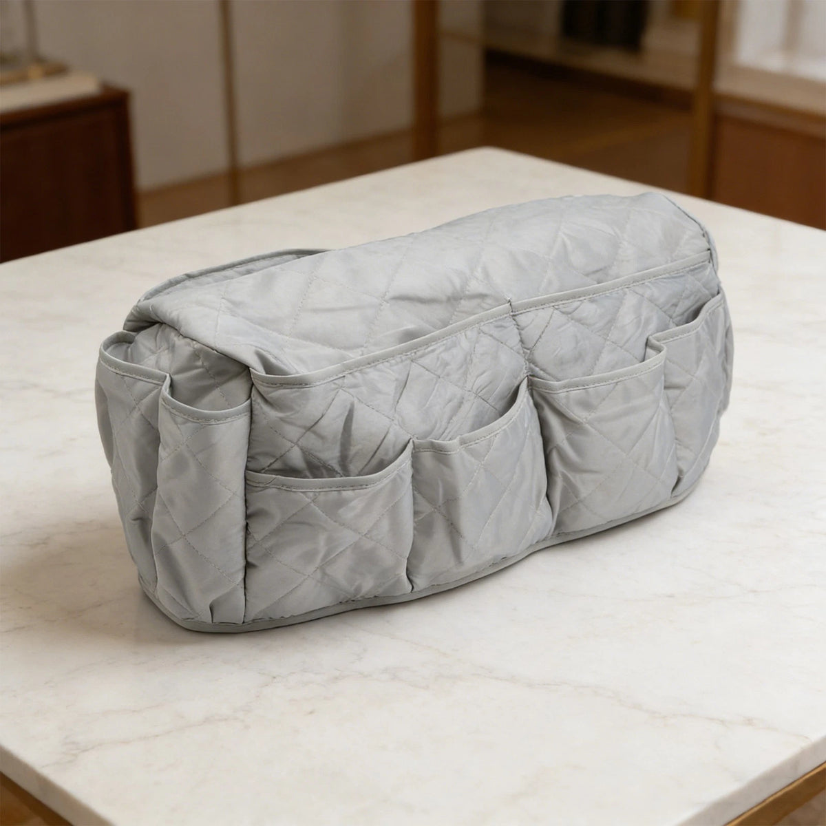 Waterproof Armchair Caddy Organizer with Non-Slip Feature