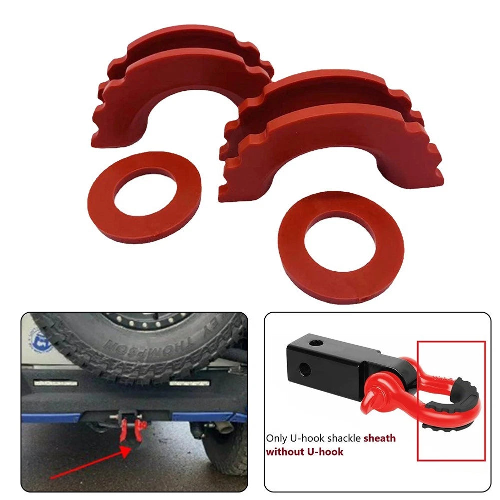 U Shaped Hook Shackle Sheath for Wrangler