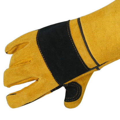 60cm Extended Length Leather Gloves for Cat Dog Training (No Part Numbers)