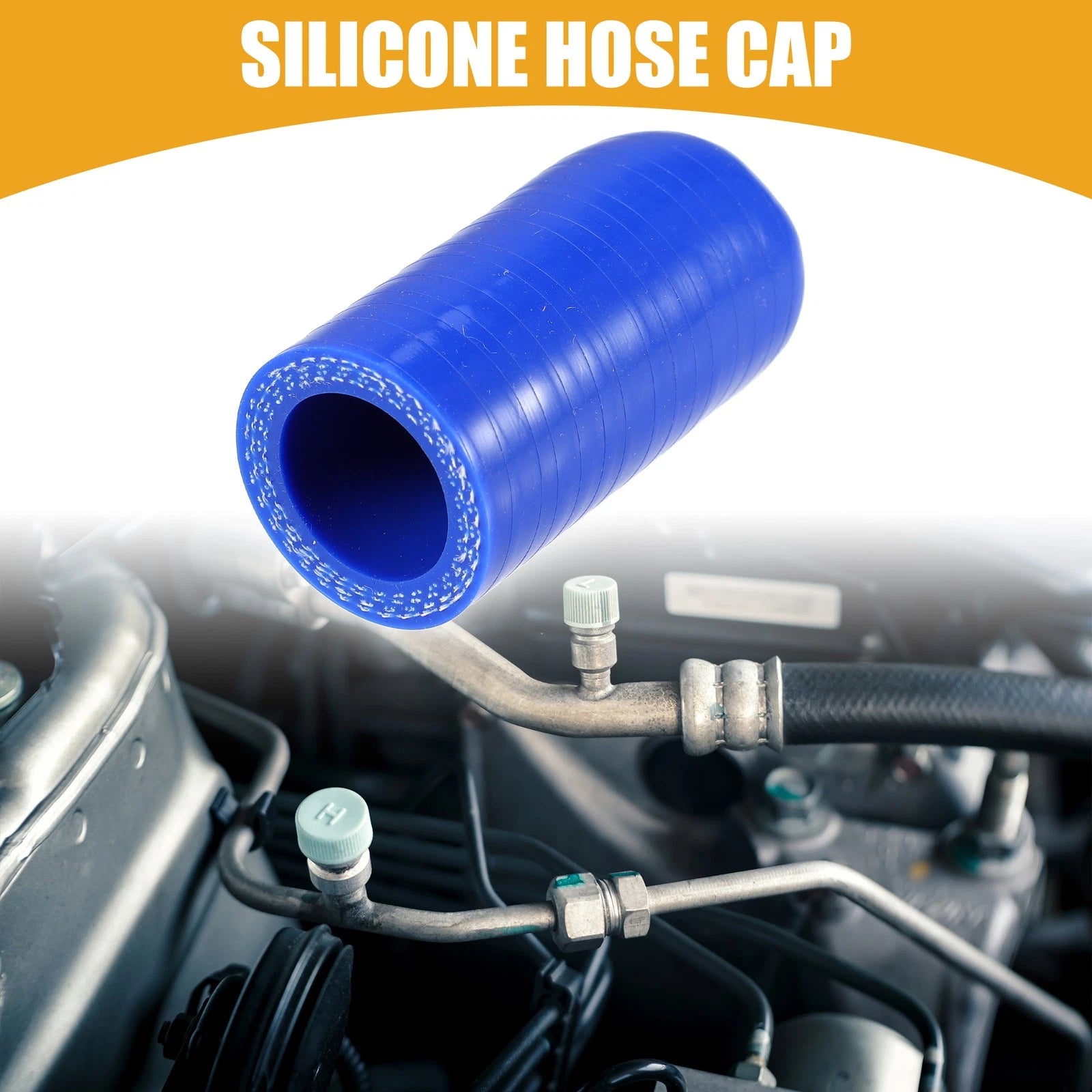 22mm Silicone Coolant Cap Intake Vacuum Hose End Plug for Universal