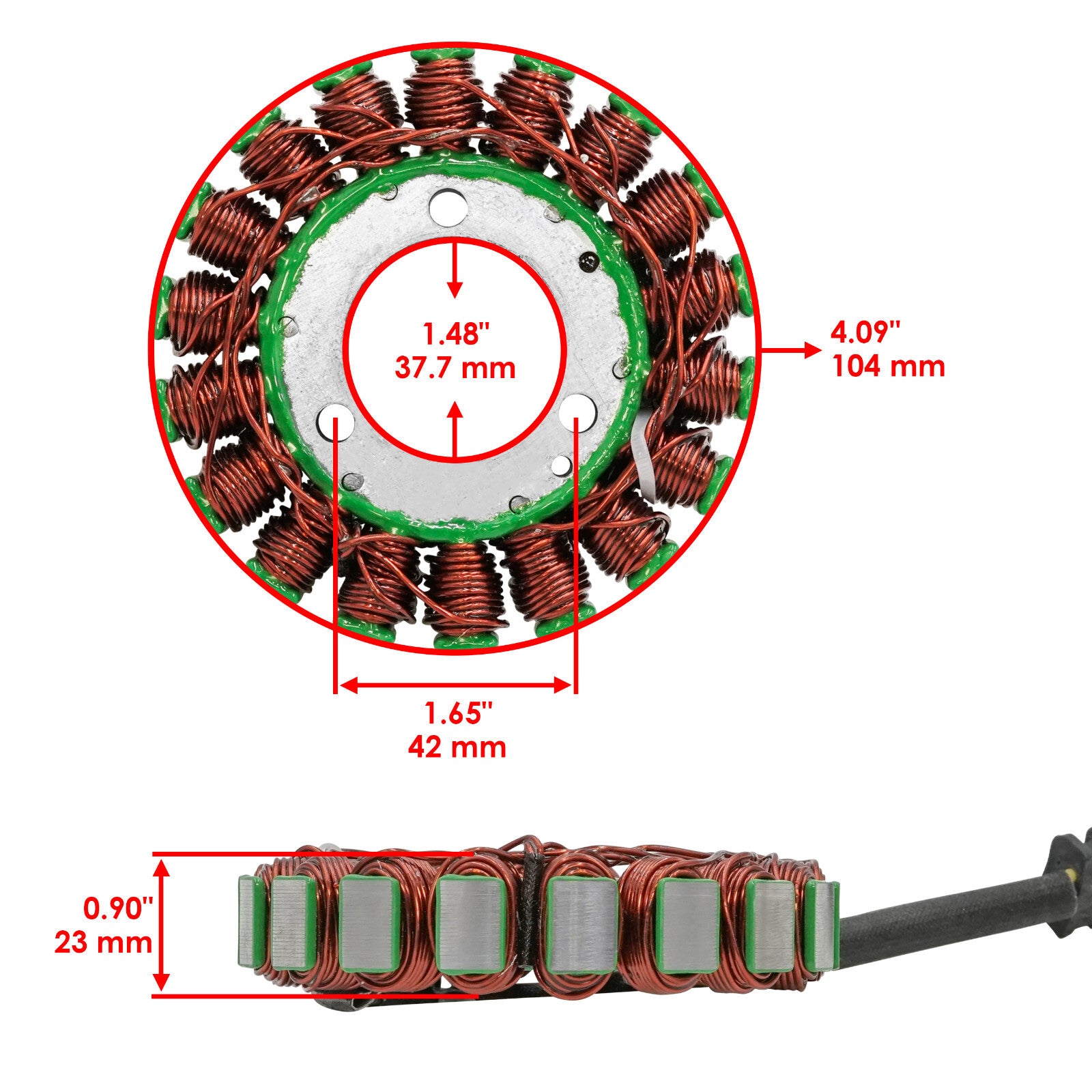 Stator Magneto for Kawasaki EN450 454LTD (1985–1990) Replacement