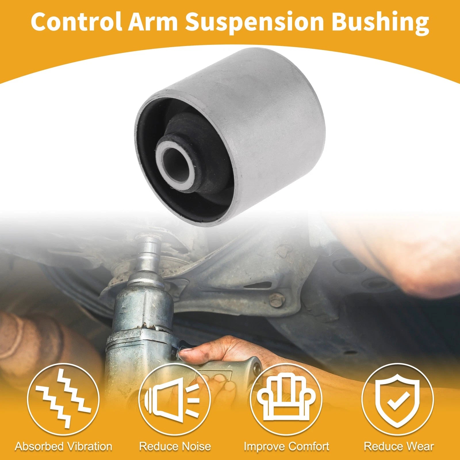 Rear Upper Trailing Rod Bushing Replacement for Mitsubishi Pajero H60 (2001–2006)