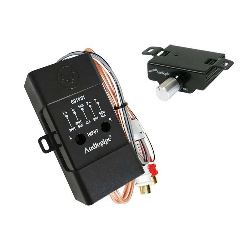 Hi-Low Converter with Remote Gain Control for Audiopipe APNR2002RMT