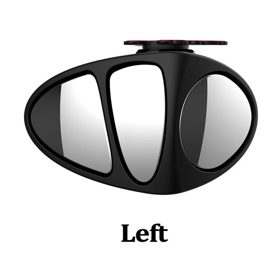360 Rotation Convex Auxiliary Blind Spot Mirror For Rearview And Side Mirrors