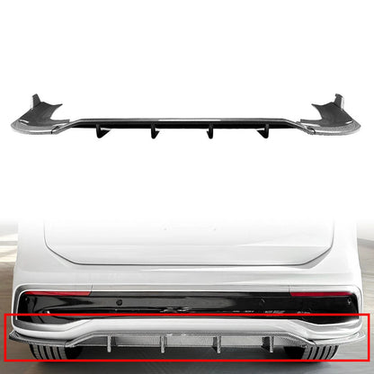Carbon Look Rear Bumper Spoiler Lip for VW Tiguan MK3 (2024–2025)