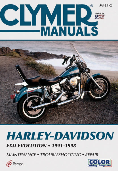 Repair Service Manual for Harley Davidson FXD Dyna Evolution (1991–1998)