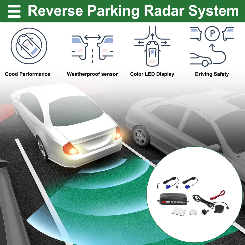Reverse Backup Radar System Parking Sensors for
