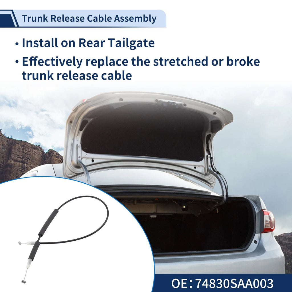 Trunk Lid Release Cable Replacement for Honda Fit (2007–2008)