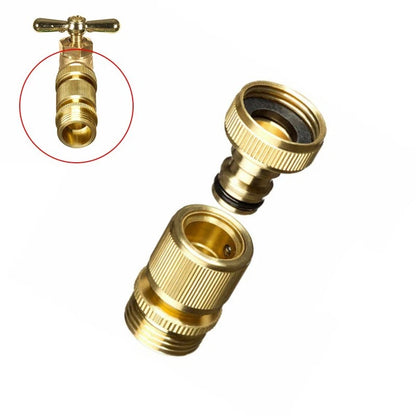 3/4 GHT Brass Quick Connector for Garden Hose
