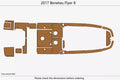 Swim Platform Pads for Benetau Flyer 8 (2017) - EVA Foam Teak Deck Flooring