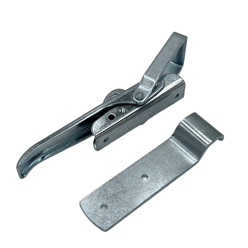 Camper Trailer Door Latch Clamp for RV (Galvanized Metal)