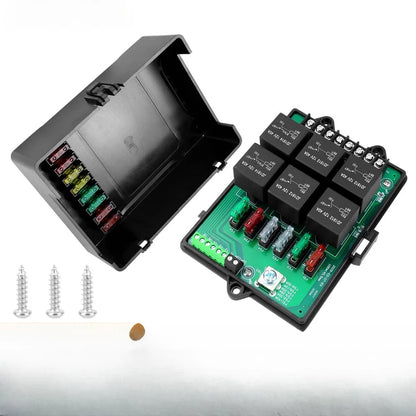 6-Way Relay Module Power Panel for 12V Systems