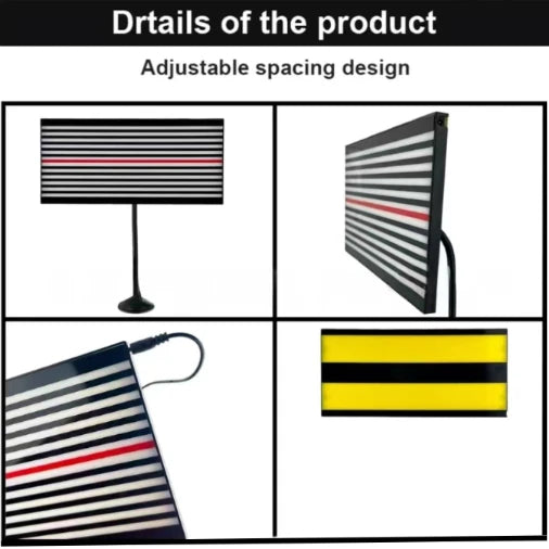 2X Dent Inspection Boards with LED Strip for Cars