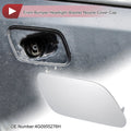 Front Right Washer Nozzle Cover Cap for Audi A6 (C7) 2015–2018 Silver Tone