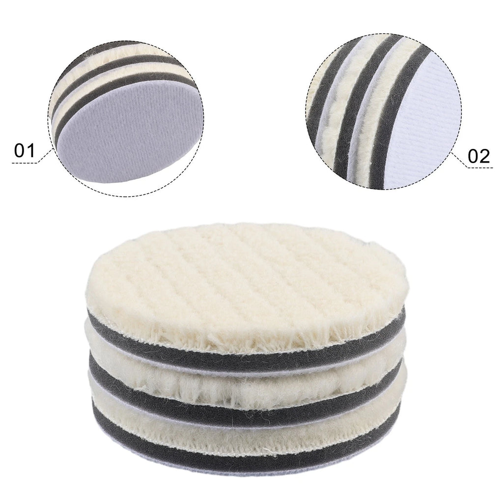 3pcs Polishing Pad Kit for Universal Car Use