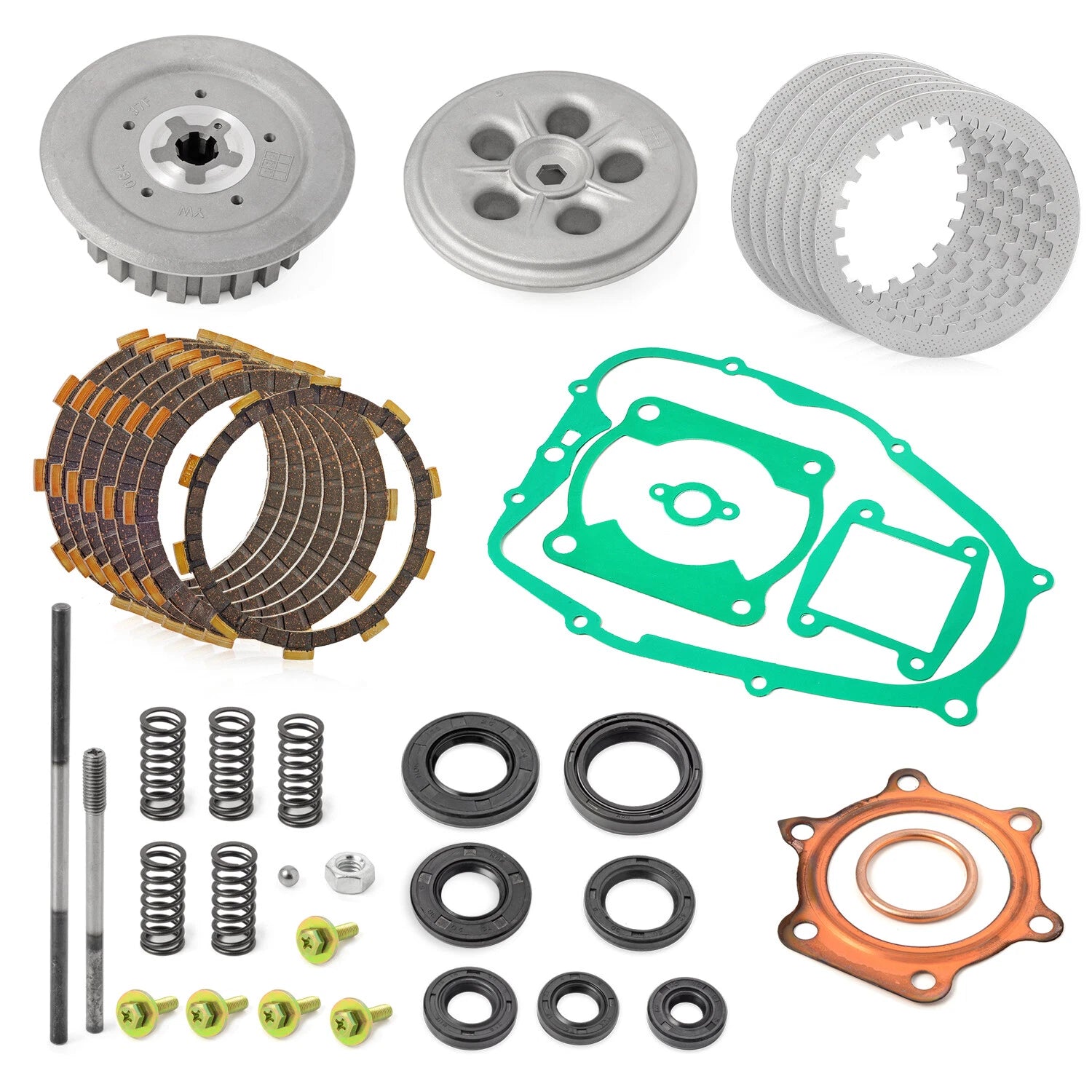 Clutch Plates Kit & Gasket for Yamaha Blaster YFS200 (1988–2006)