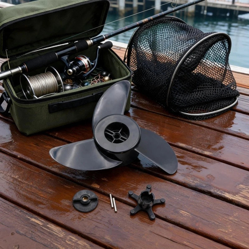 3-Blade Propeller for ET44 ET54 Outboard Motor (Compatible)