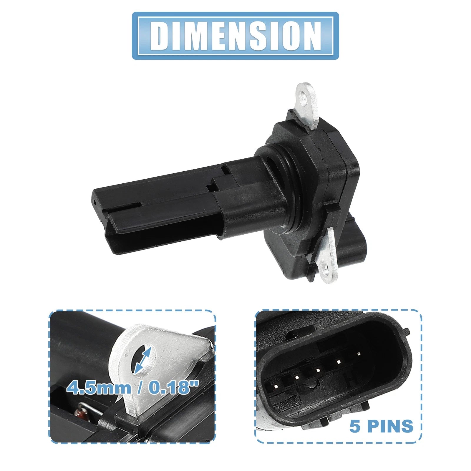 Mass Air Flow Sensor MAF OEM Replacement for Lexus LS460 (2007–2012)