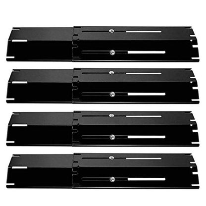 Set of 4 Adjustable Stainless Steel Grill Heating Plates for BBQ