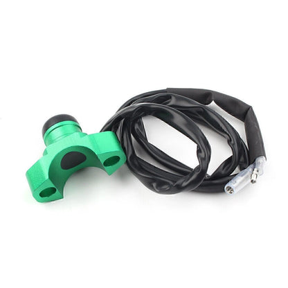 CNC Engine Stop Start Kill Switch Button Fit Most Dirt Bike Quad ATV Green New