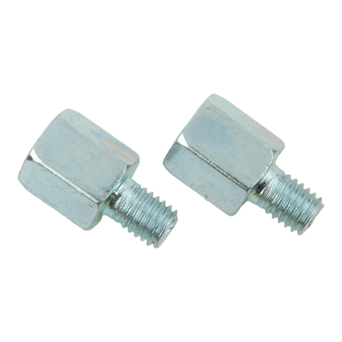 2X Mirror Adapter Threaded 10mm to 8mm for Automotive Accessories