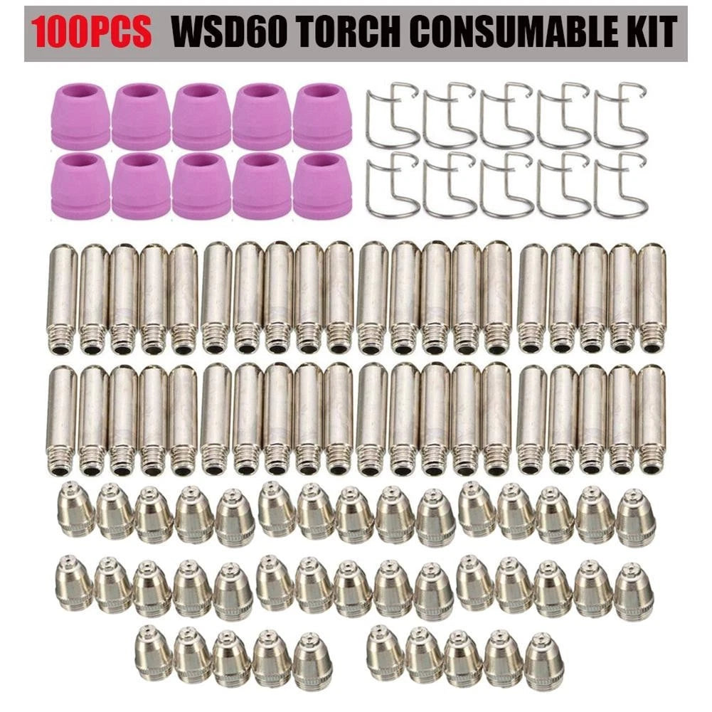 Plasma Cutter Set for WSD60 G55 Plasma Cutter Torch Consumables