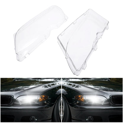Headlight Lens Cover Front Pair for BMW E46 (1999–2005)