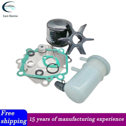 Suzuki Outboard Maintenance Kit With Oil Fuel Filter For DF60 DF70 (2007-2009)