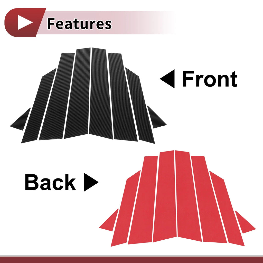 Door Pillar Window Trim Kit Replacement for Audi A3 Hatchback (2013–2020)