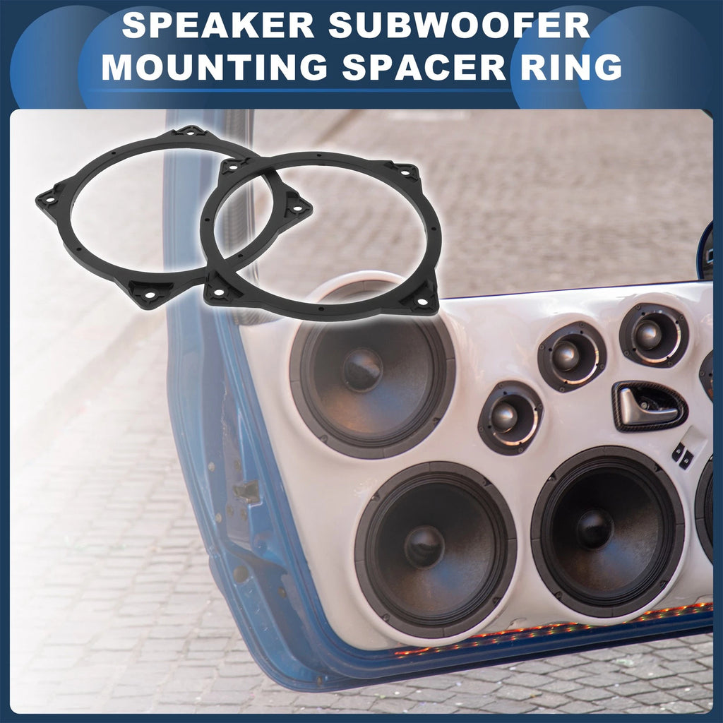 2X Speaker Spacer Ring Tweeter Adaptor for Hyundai 6.5"