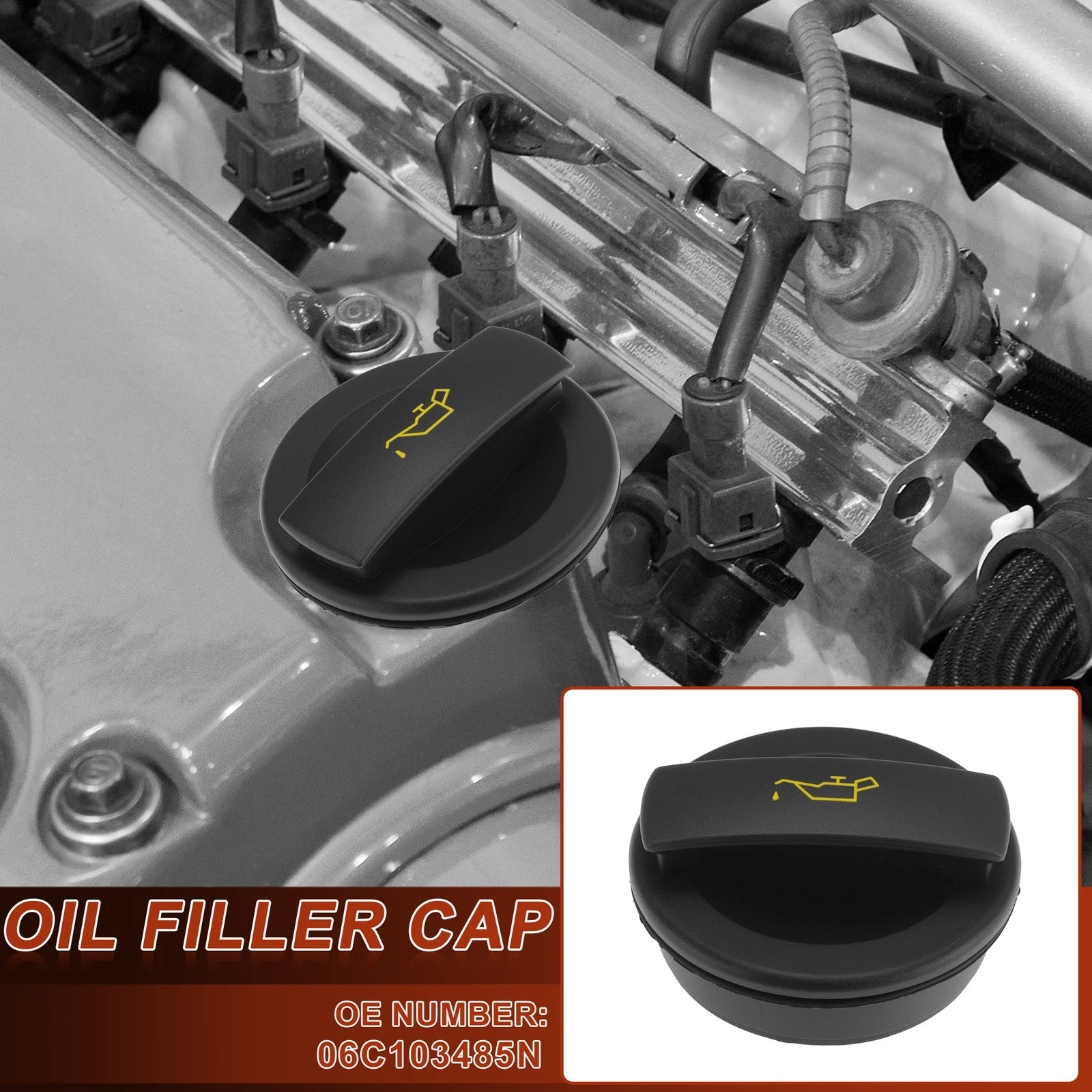 Oil Filler Cap Replacement for Audi A4 Avant B8 (8K5) 2008–2015