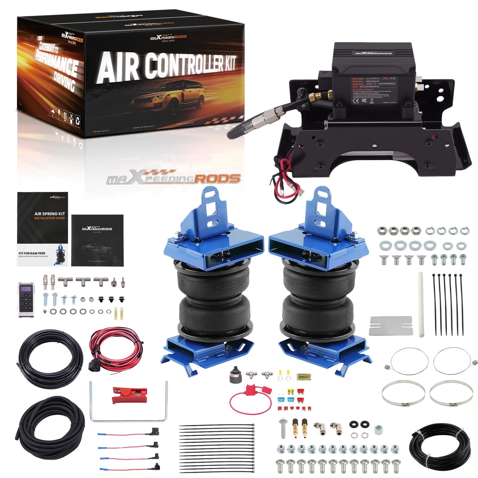 Air Suspension Kit + Dual-Path Wireless Controller for Ram 1500 (2019–2025)