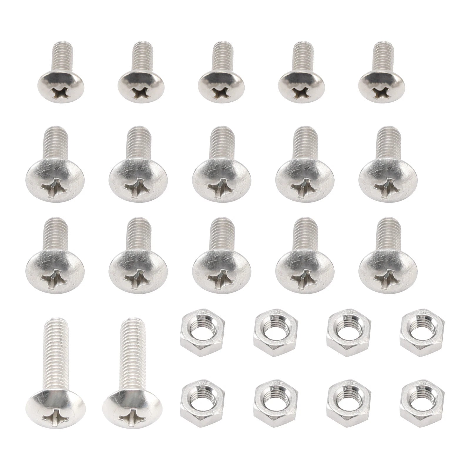 Stainless Steel Fender Bolt Screw & Nut Kit for Yamaha Banshee YFZ350 (1987–2006)
