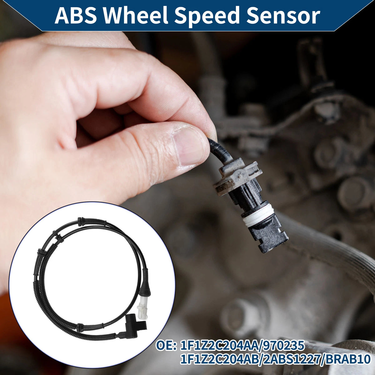 ABS Wheel Speed Sensor for Ford Taurus (1996–1999) No. 1F1Z2C204AA /970235