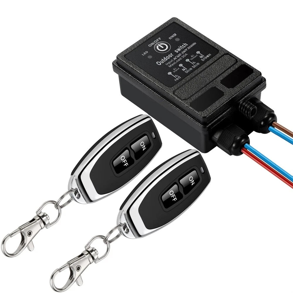 Wireless Lights Switch Kit for Universal Use (AC 110V/120V/240V)