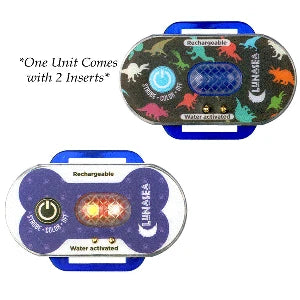 Lunasea Strobe Light for Child/Pet Safety - Water Activated, Blue Case