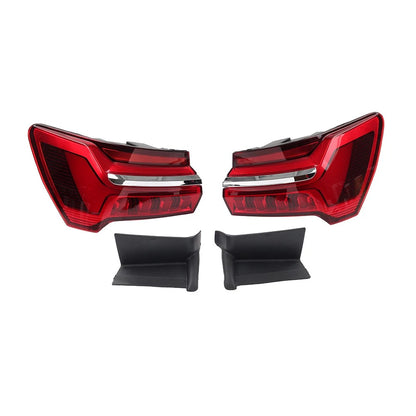 1 Pair Red Outer Tail Light Assembly for Audi A6 C8 (2019–2023) 22 23 21