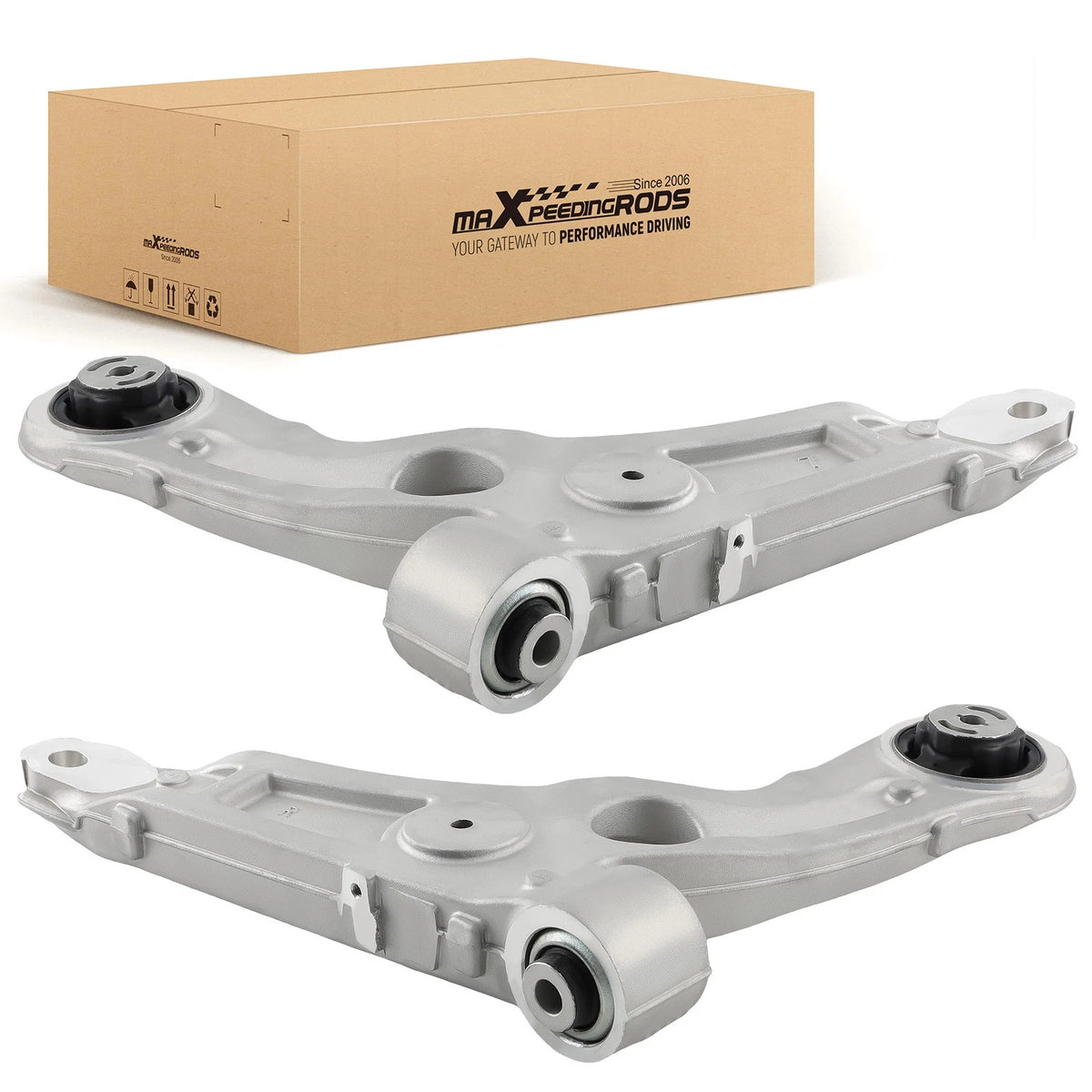 Set of 2 Lower Control Arms for Jeep Cherokee (2014–2018)