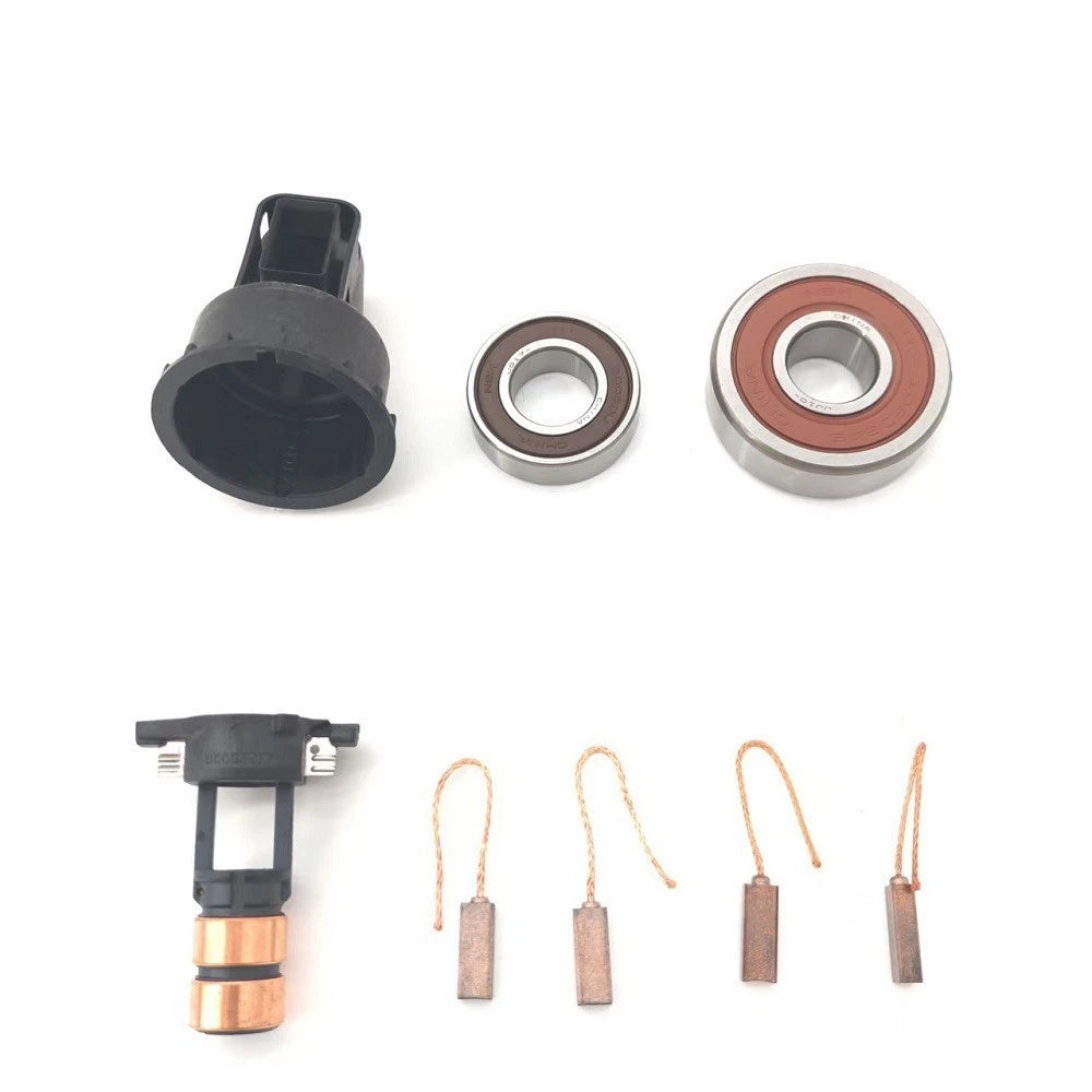Alternator Bearing Replacement Kit for Carbon Brushes and Slip Rings Set