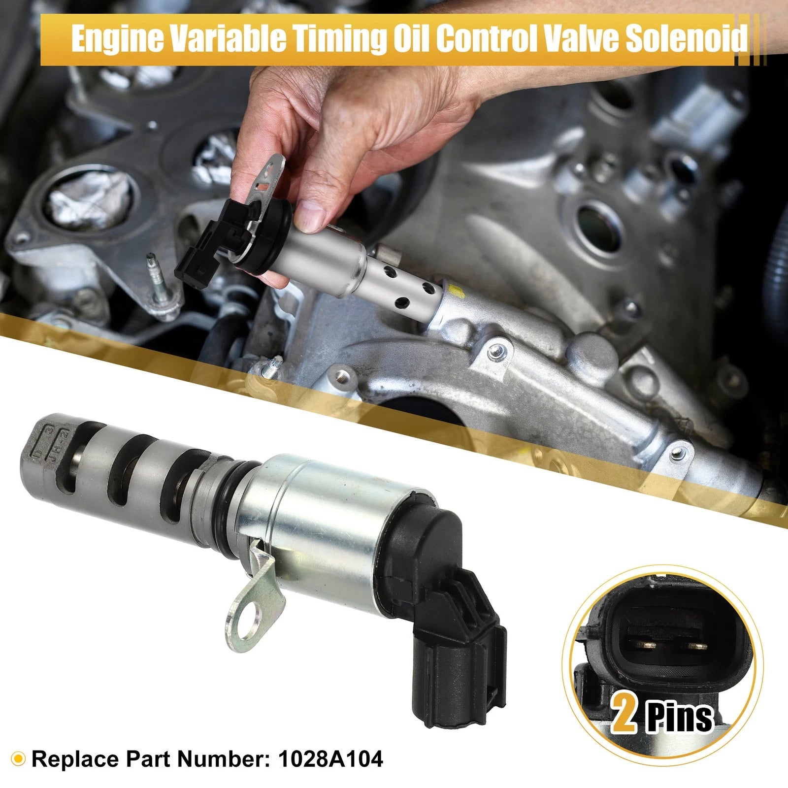 Variable Valve Timing Solenoid VVT Replacement for Mitsubishi Mirage (2014–2015)