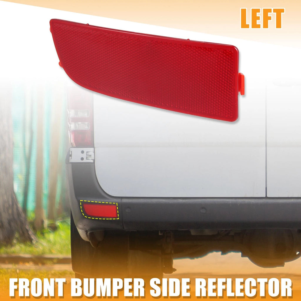 Front Left Bumper Reflector Replacement for Mercedes-Benz Sprinter 250 350 (2006–2016)