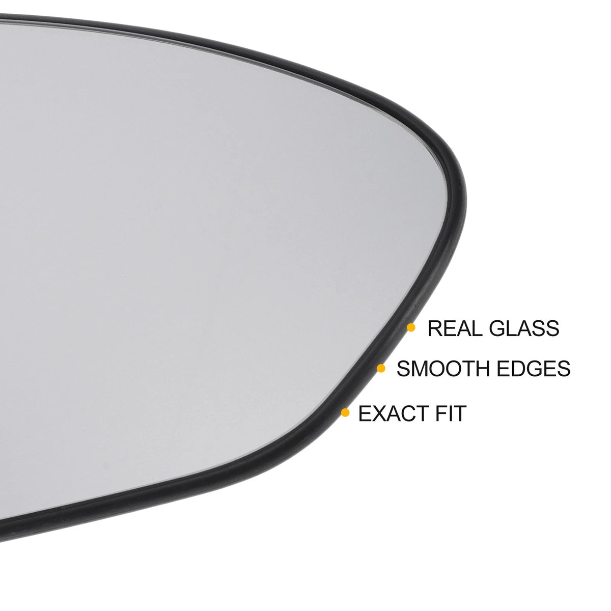 Right Side Convex Heated Mirror Glass for Fiat Tipo (2016–2021)