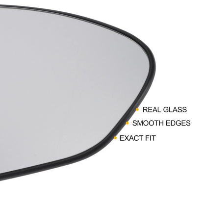 Right Side Convex Heated Mirror Glass for Fiat Tipo (2016–2021)